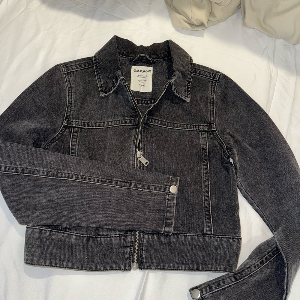 Garage Black Denim Jacket